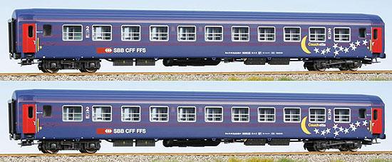 Set of 2 passenger cars 2nd class type Bcm with 11 compartments<br /><a href='images/pictures/LS_Models/47225.jpg' target='_blank'>Full size image</a>